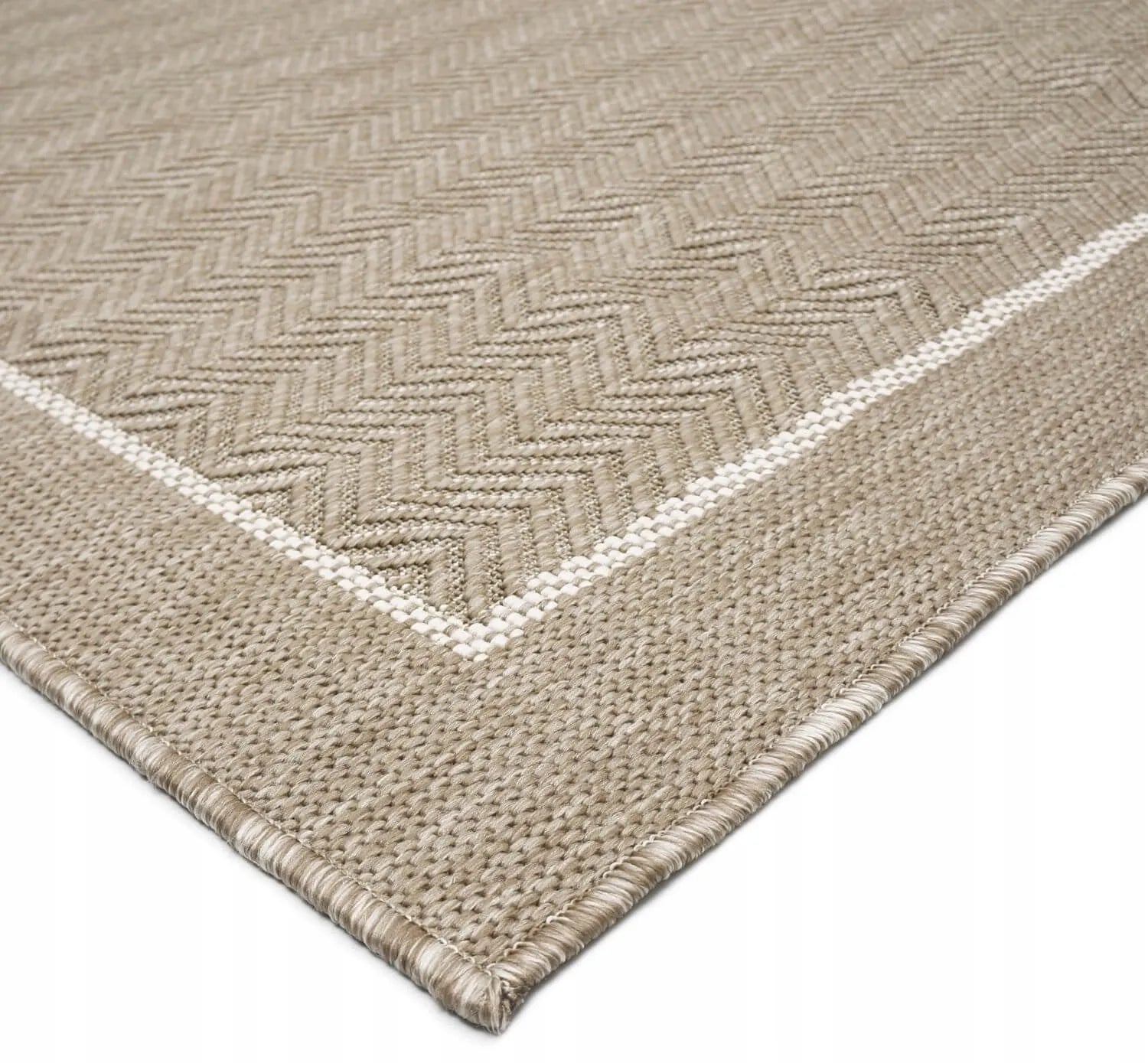 Eureka Home dvipusis lauko kilimas terasoms ir balkonams, virvelinis kilimėlis 120x170 cm