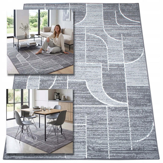 Eureka Home kilimas svetainei ir virtuvei 100x150 cm - modernus, madingas, loft stiliaus