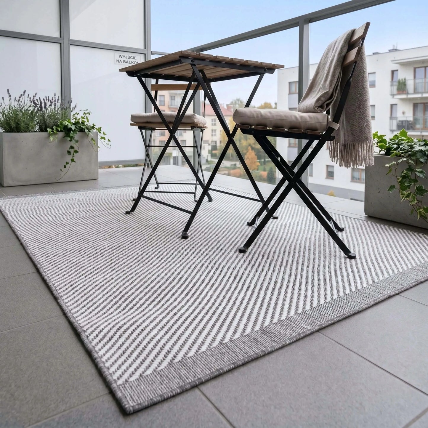 Eureka Home lauko kilimas 60x110, vandeniui atsparus, terasai ir balkonui