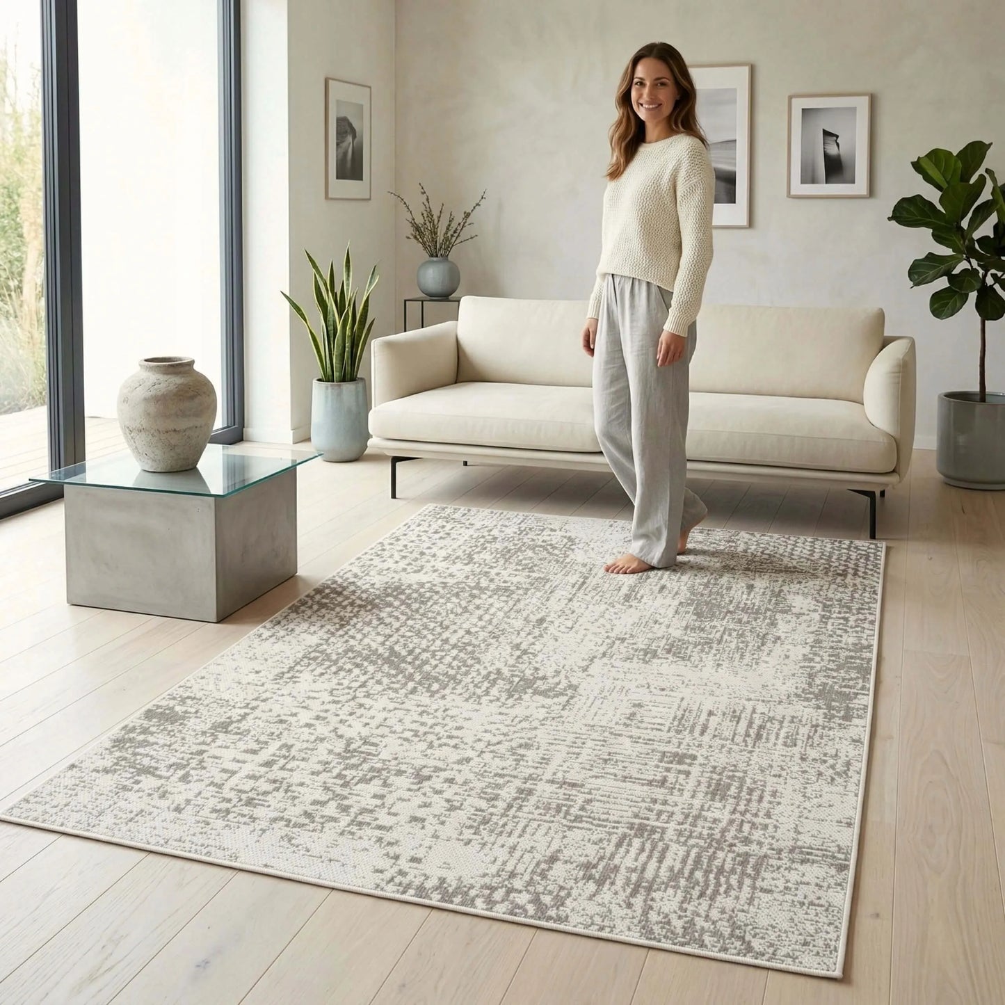 Eureka Home lauko kilimas terasai 60x100 cm, vandeniui atsparus sodo kilimėlis