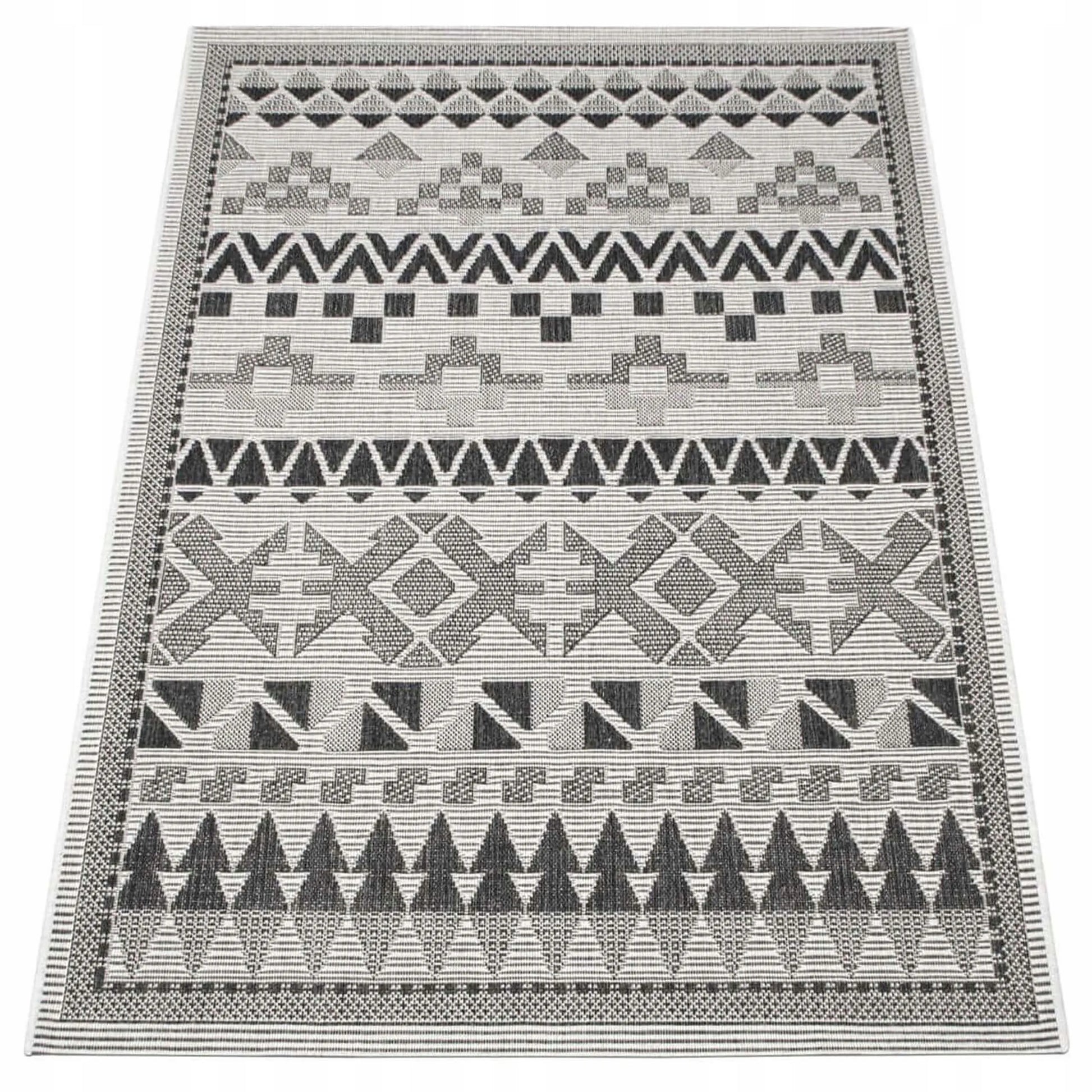 Eureka Home lauko kilimas terasai 60x100 pilkas vandeniui atsparus kilimėlis