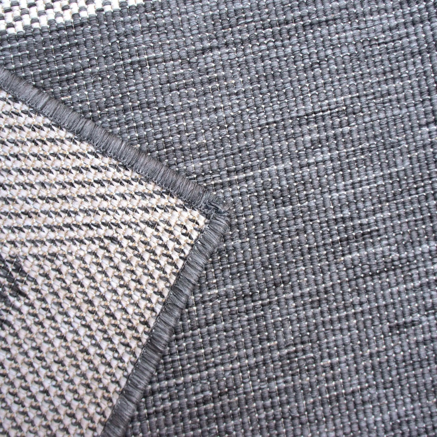 Eureka Home Lygiaustas Lauko Kilimas 60x110 cm, Atsparus Vandeniui, Pilkas