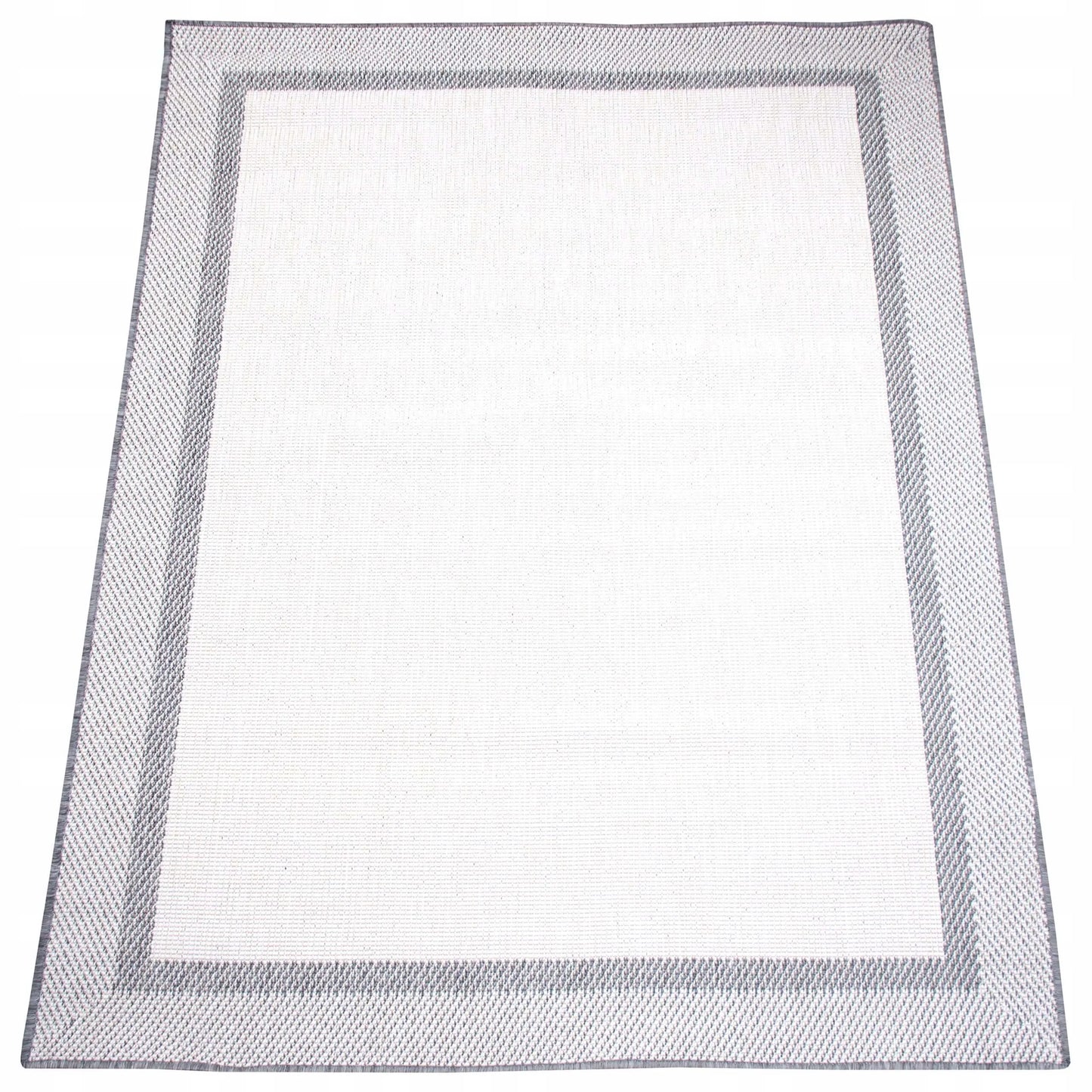 Eureka Home Lygiaustas Lauko Kilimas 60x110 cm, Atsparus Vandeniui, Pilkas