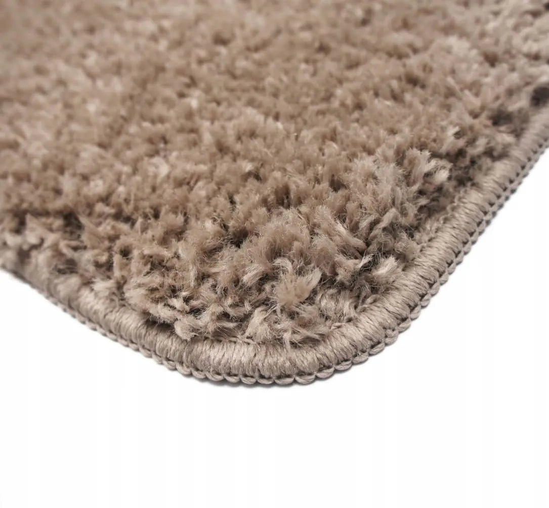 Eureka Home SHAGGY pūkuotas kilimas svetainei ir miegamajam, minkštas, rudas, 60x100 cm