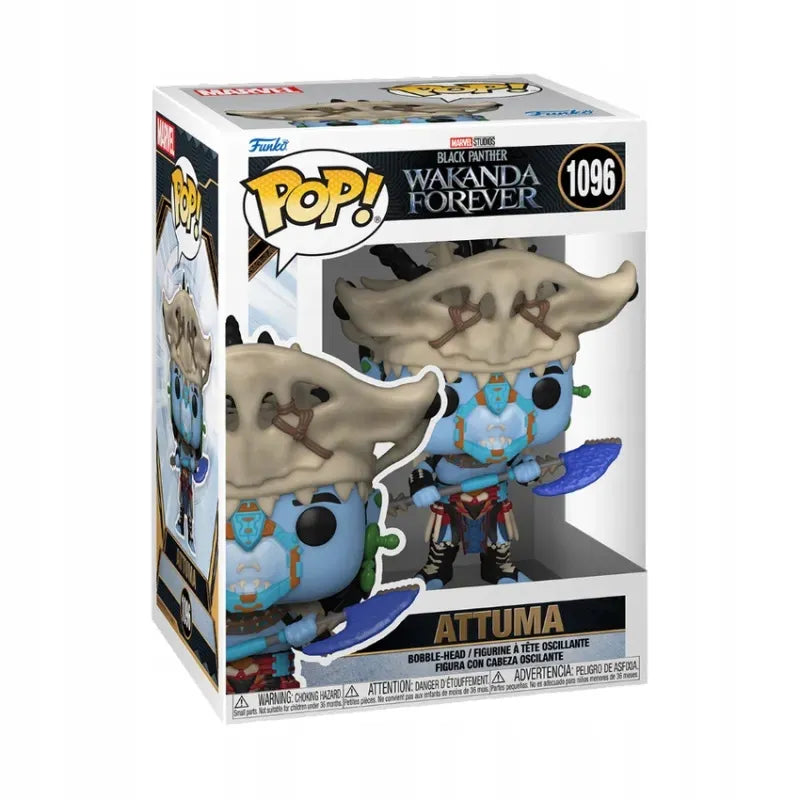 FIGŪRĖLĖ FUNKO POP! ATTUMA 1096 MARVEL BLACK PANTHER LICENCIJUOTA 16CM