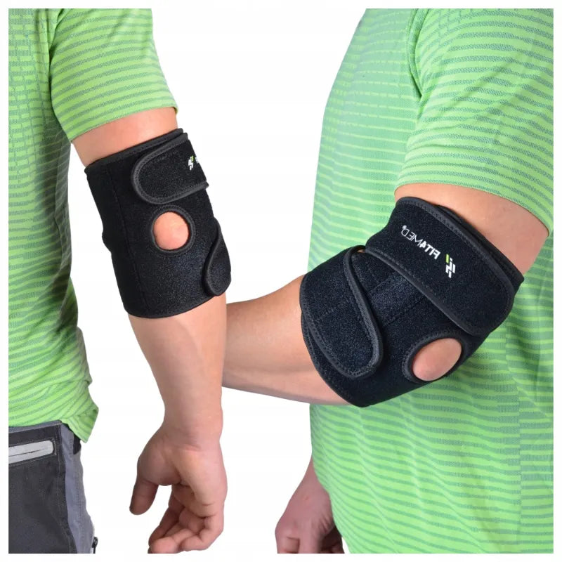 Fit4Med alkūnės įtvaras – tenisininko alkūnės palaikymas ir stabilizatorius, universalus