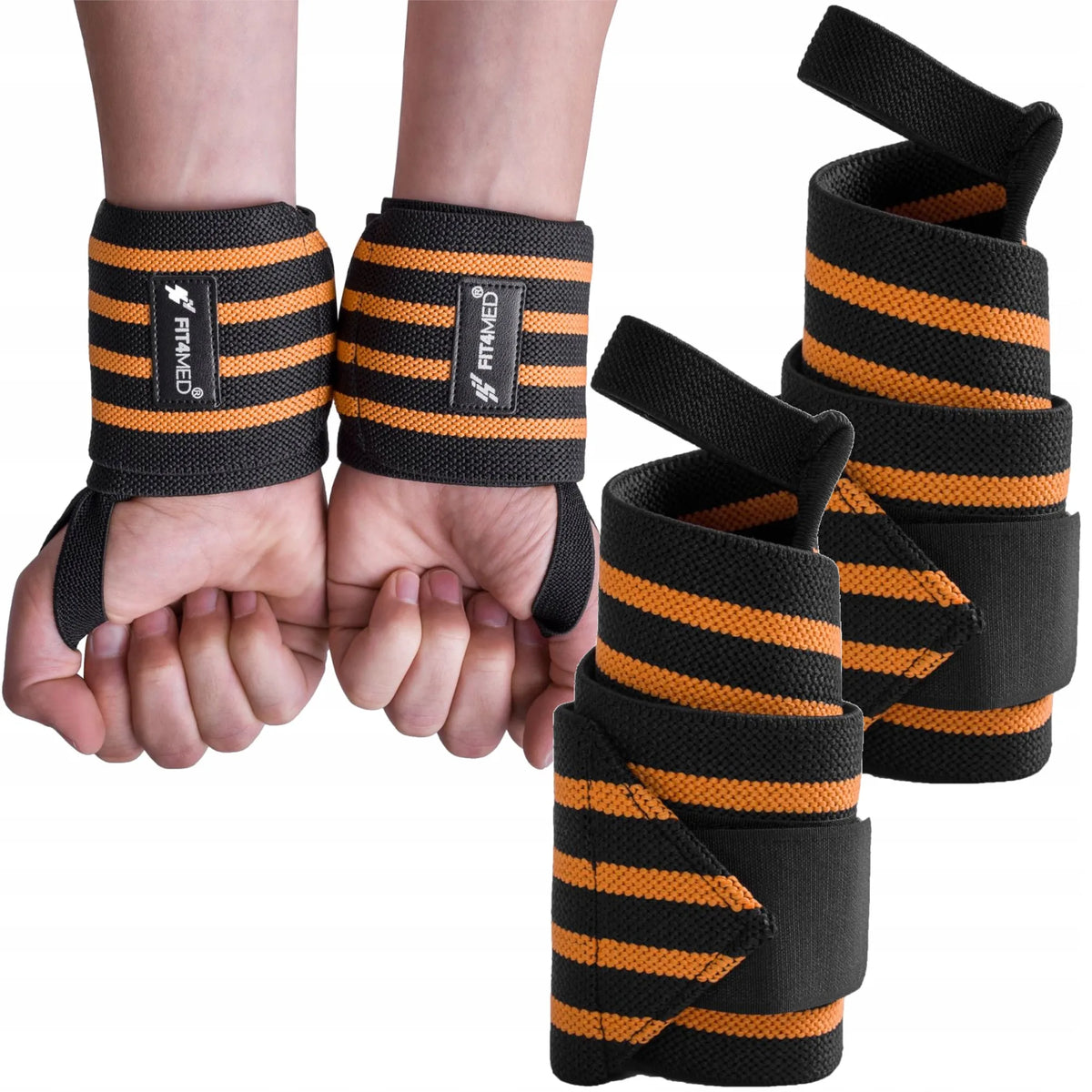 Fit4Med elastiniai riešų stabilizatoriai, 2 vnt.