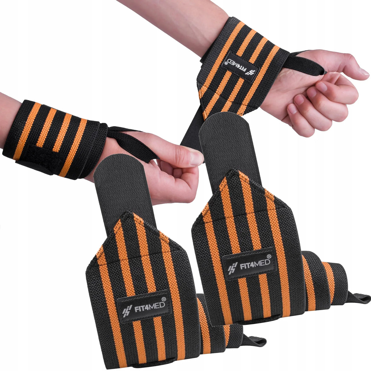 Fit4Med elastiniai riešų stabilizatoriai, 2 vnt.