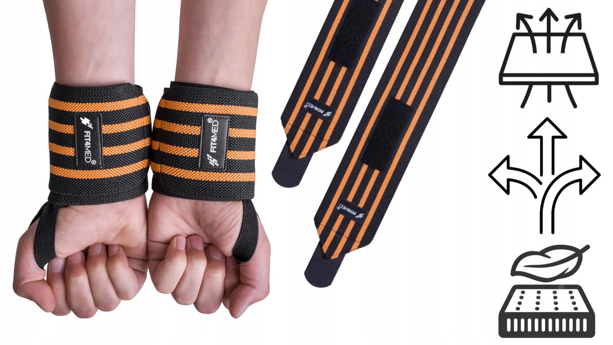 Fit4Med elastiniai riešų stabilizatoriai, 2 vnt.
