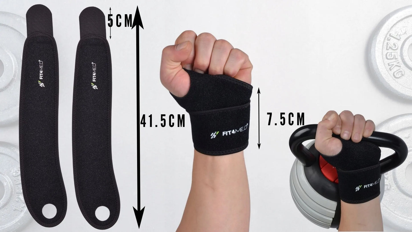 Fit4Med elastinis riešo įtvaras – stabilizatorius, 2 vnt.