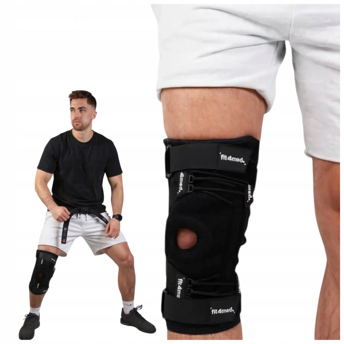 Fit4Med kelio įtvaras, girnelės stabilizatorius, sąnario atpalaidavimas, XL