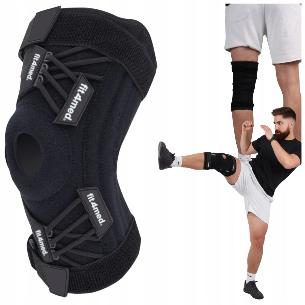 Fit4Med kelio įtvaras, girnelės stabilizatorius, sąnario atpalaidavimas, XL