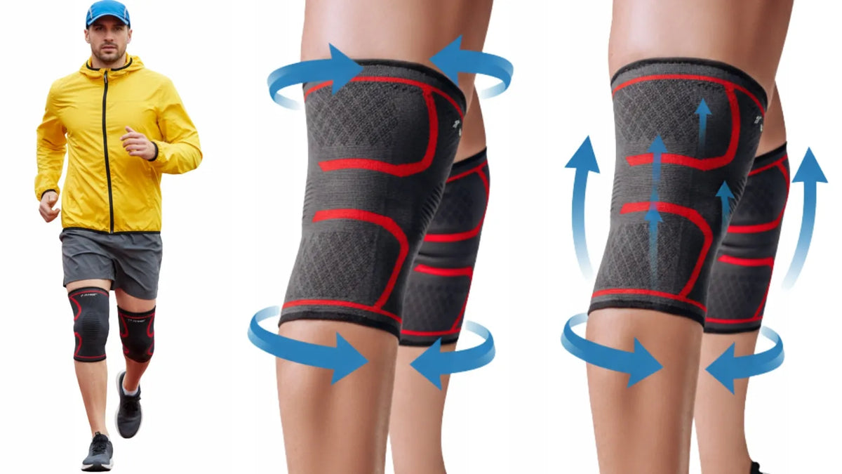 Fit4Med kompresinis kelio įtvaras – stabilizatorius, ortezas, kelio girnelės palaikymas
