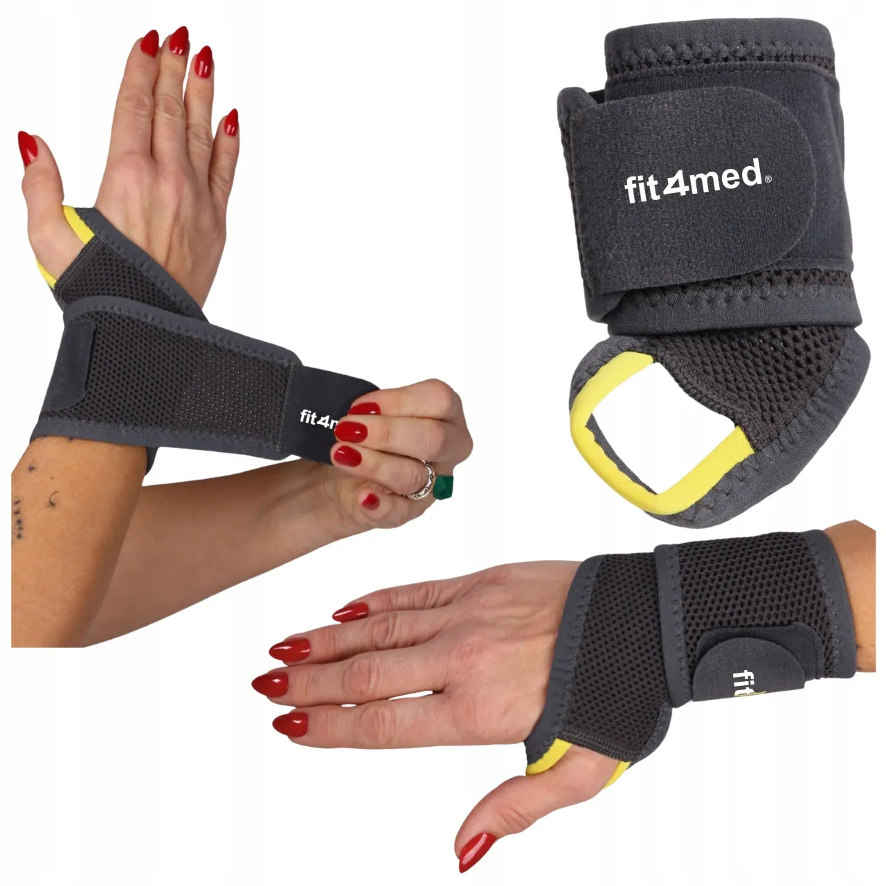 Fit4Med Riešo įtvaras stabilizatorius elastinis su dirželiu