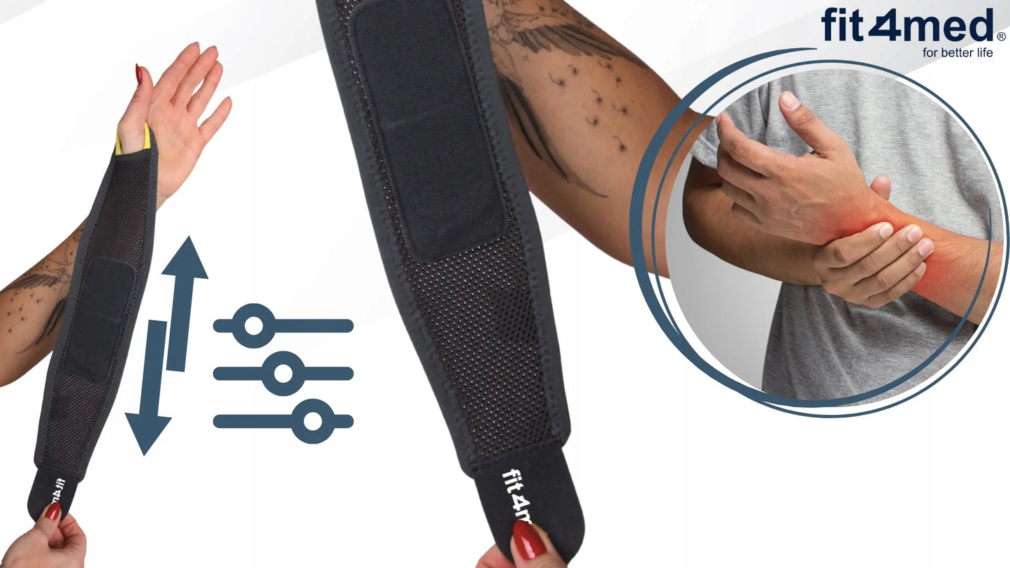 Fit4Med Riešo įtvaras stabilizatorius elastinis su dirželiu