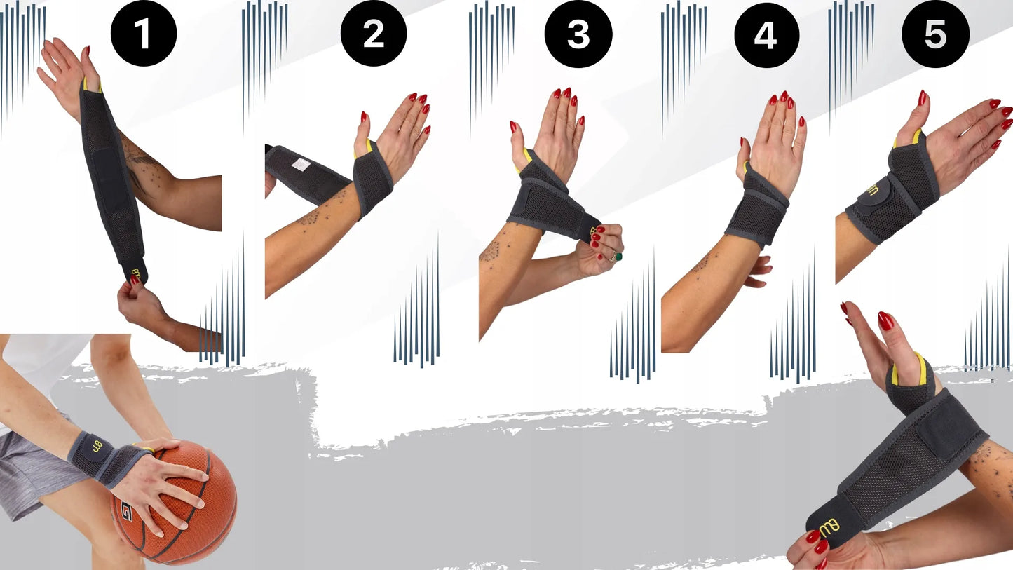 Fit4Med Riešo įtvaras stabilizatorius elastinis su dirželiu