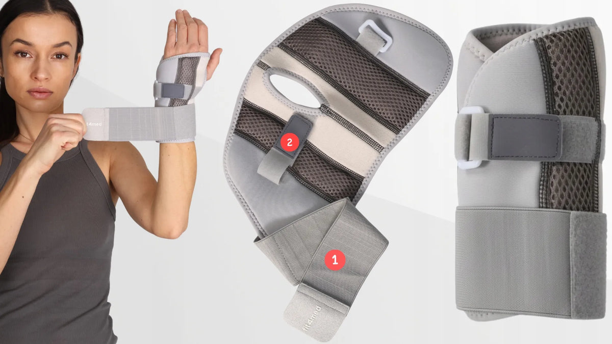Fit4Med riešo įtvaras, stabilizatorius, kairės rankos, dydis M/L