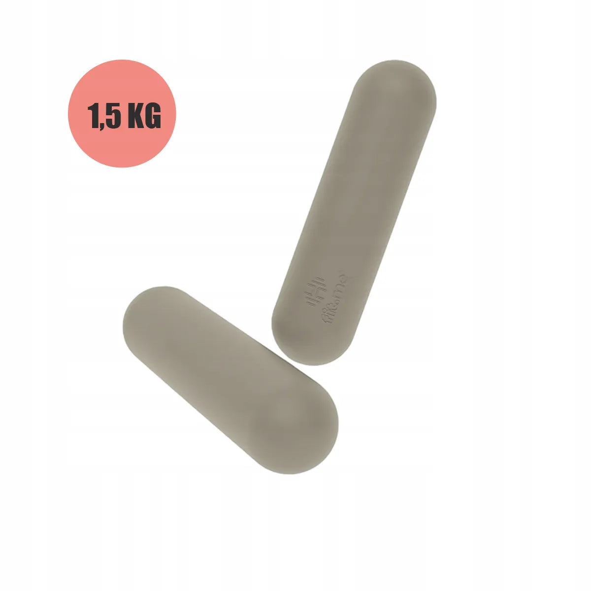 Fit.Me FM425 Hanteli rinkinys 2x 1,5 kg – treniruotėms, pilatesui ir fitnesui