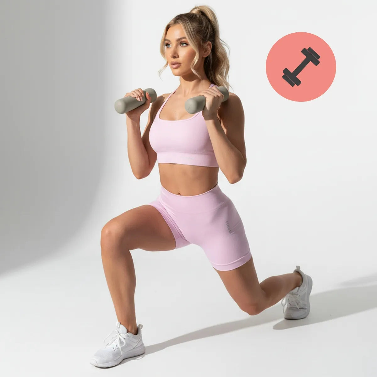 Fit.Me FM425 Hanteli rinkinys 2x 1,5 kg – treniruotėms, pilatesui ir fitnesui