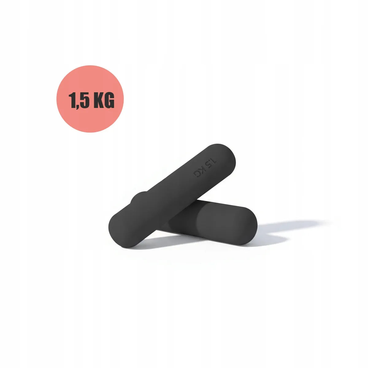 Fit.Me hantelių rinkinys treniruotėms, pilatesui ir fitnesui 2x1.5kg