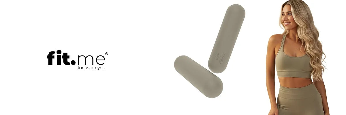 Fit.Me „Premium“ hanteli rinkinys 2x 1 kg FM422 – pilatui, fitnesui ir mankštai