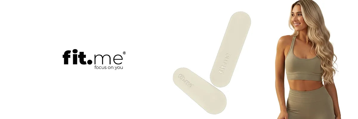 Fit.Me Premium silikoninių hantelių rinkinys 2x 1 kg – skirtas fitnesui ir pilatesui