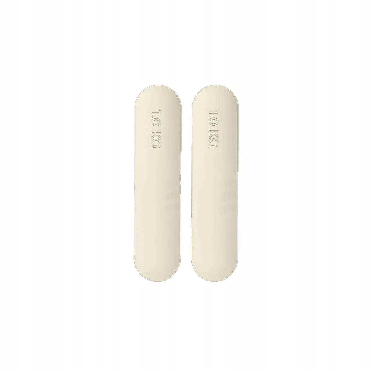 Fit.Me Premium silikoninių hantelių rinkinys 2x 1 kg – skirtas fitnesui ir pilatesui