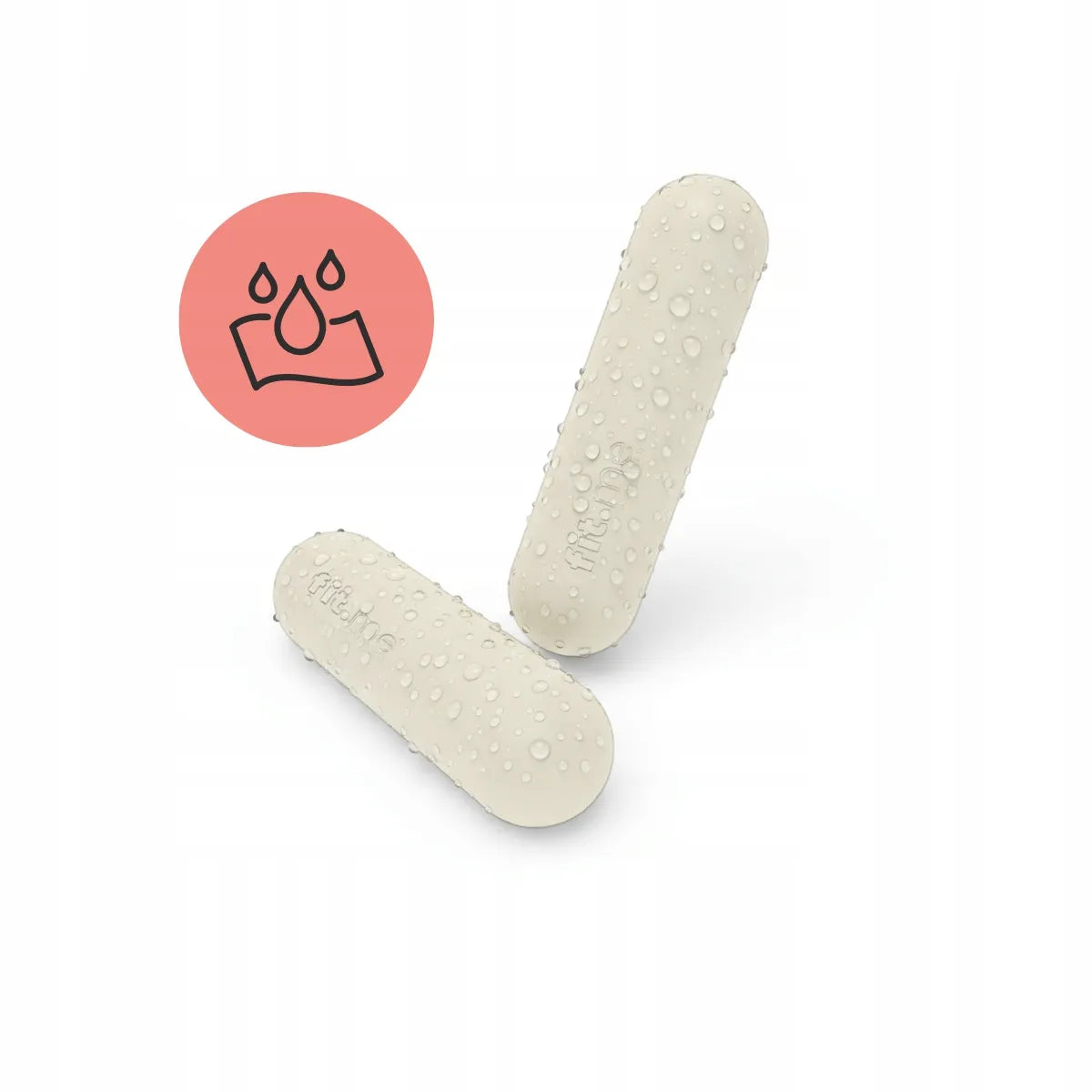 Fit.Me Premium silikoninių hantelių rinkinys 2x 1 kg – skirtas fitnesui ir pilatesui