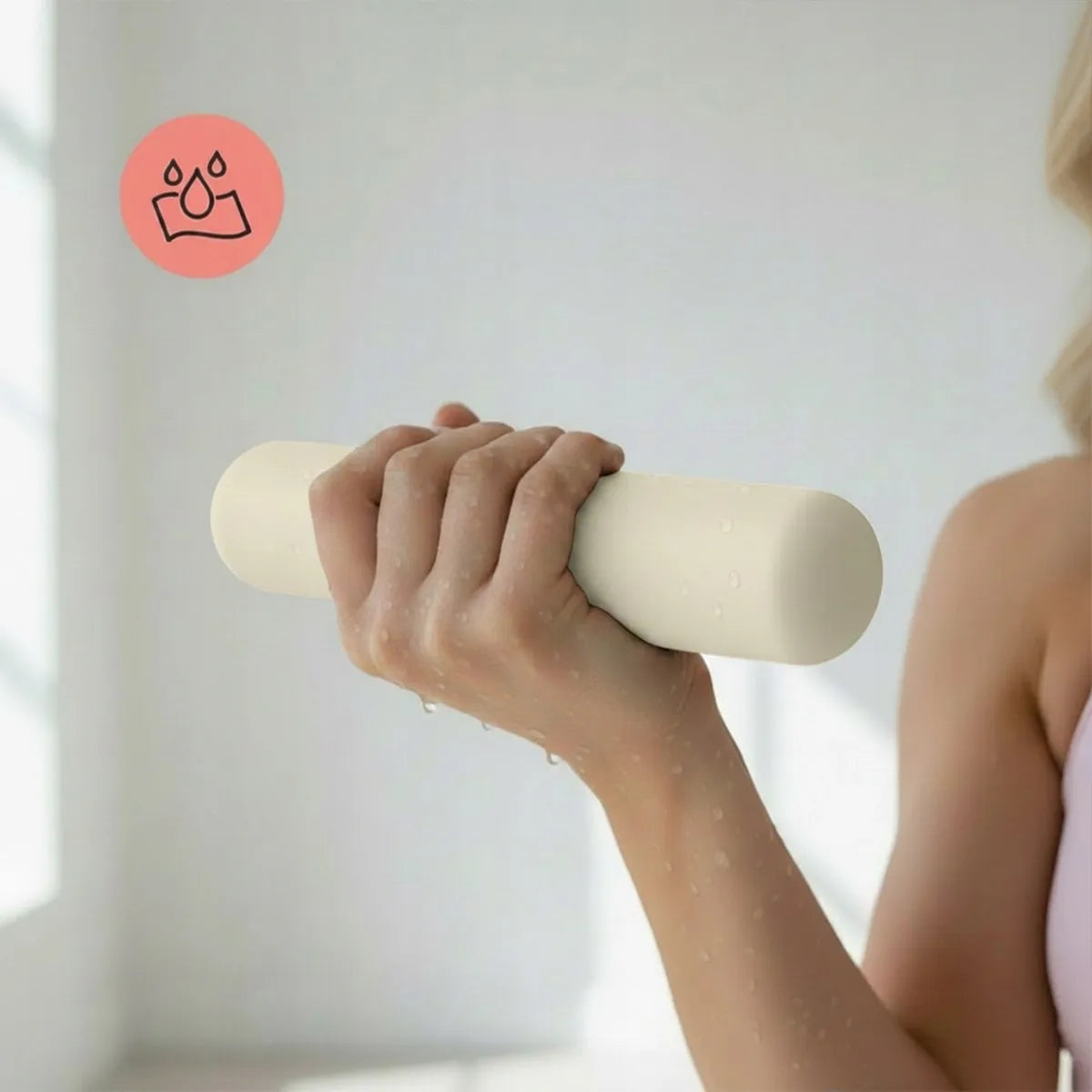 Fit.Me svorių rinkinys 2x1,5 kg – hanteliai fitnesui, pilatesui ir jėgos treniruotėms