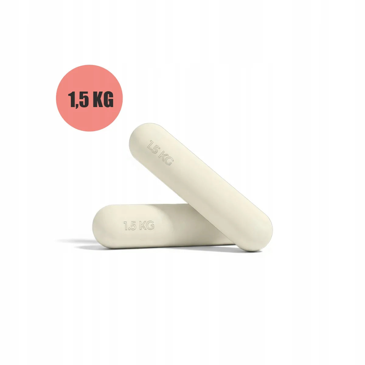 Fit.Me svorių rinkinys 2x1,5 kg – hanteliai fitnesui, pilatesui ir jėgos treniruotėms