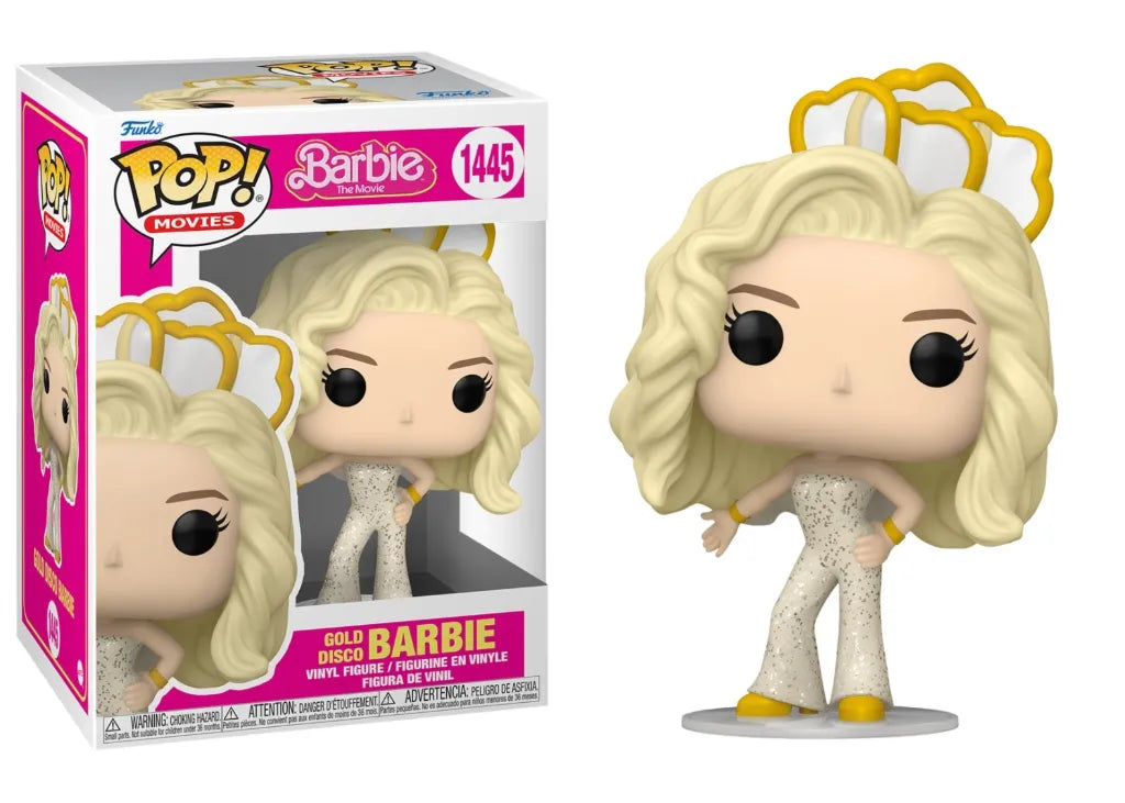Funko Pop! BARBIE Movies 1445 Gold Disco Barbie lėlė figūrėlė