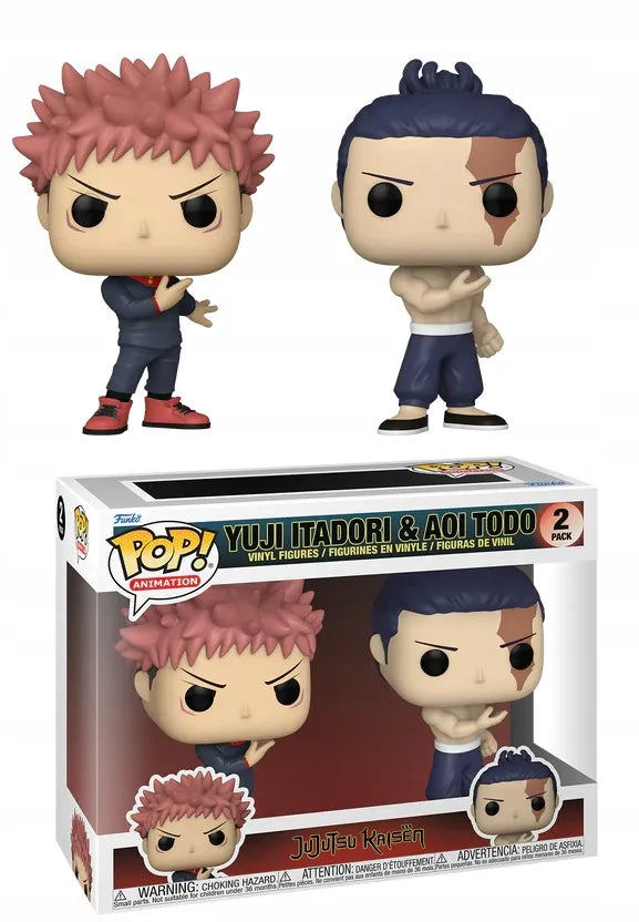 Funko POP! JUJUTSU KAISEN Itadori & Todo 2 vnt. rinkinys