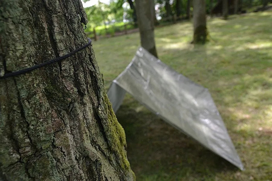 Hornhill Tarp 3x3 – vandeniui atsparus brezentas, pastogė, palapinės dugnas