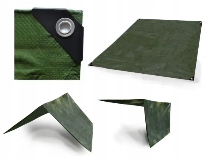 Hornhill Tarp 3x3 – vandeniui atsparus brezentas, pastogė, palapinės dugnas