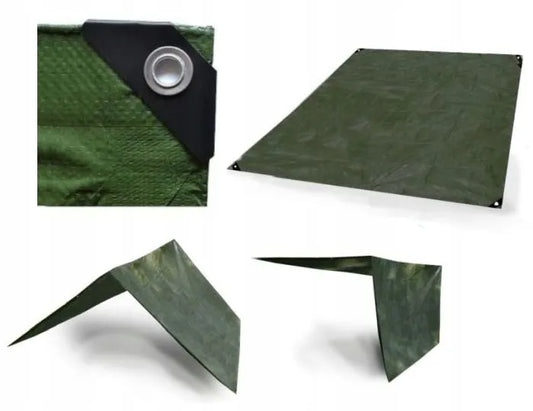 Hornhill Tarp 3x3 – vandeniui atsparus brezentas, pastogė, palapinės dugnas