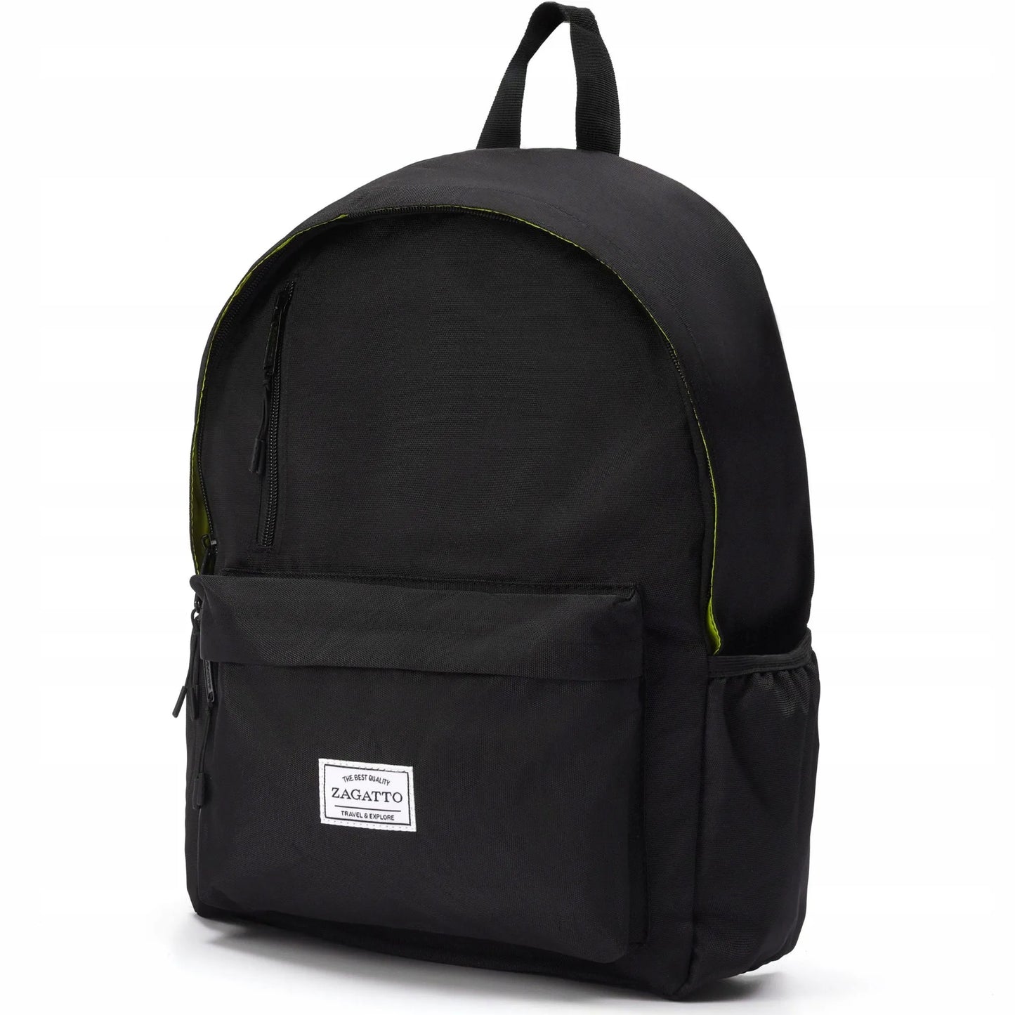 Jaunimo kuprinė mokyklai ir darbui Zagatto, juoda, sportinio stiliaus, unisex