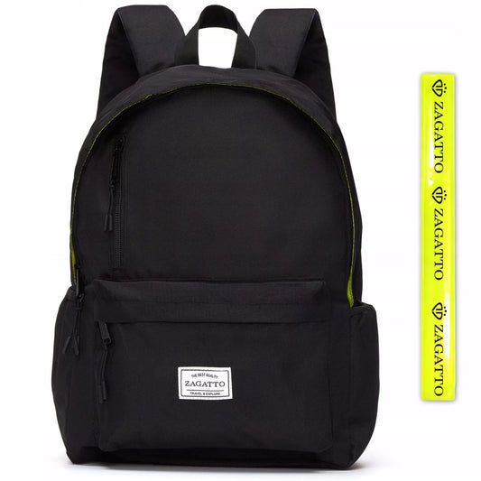 Jaunimo kuprinė mokyklai ir darbui Zagatto, juoda, sportinio stiliaus, unisex