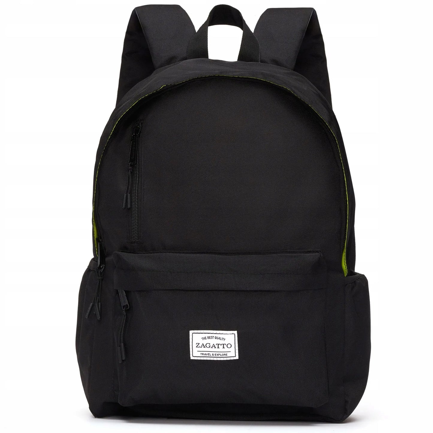 Jaunimo kuprinė mokyklai ir darbui Zagatto, juoda, sportinio stiliaus, unisex