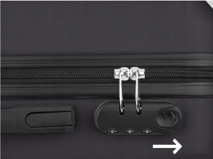 Juodasis kelioninis lagaminas TopMove Traveler, 30 l, iki 10 kg