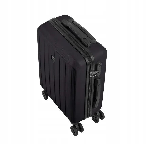 Juodasis kelioninis lagaminas TopMove Traveler, 30 l, iki 10 kg