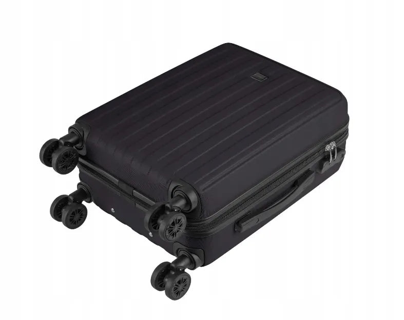 Juodasis kelioninis lagaminas TopMove Traveler, 30 l, iki 10 kg