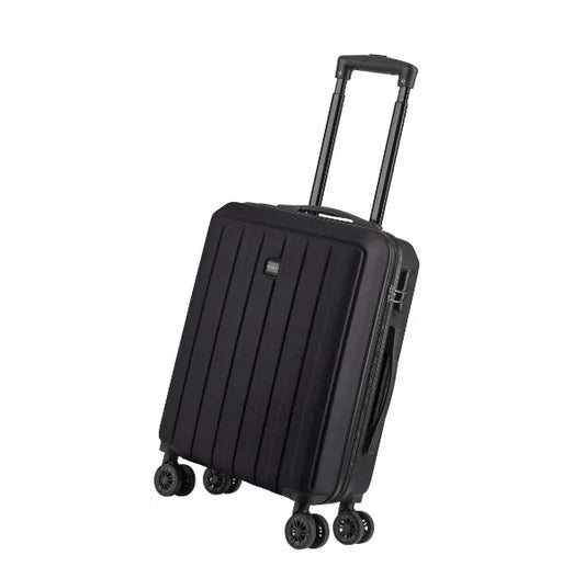 Juodasis kelioninis lagaminas TopMove Traveler, 30 l, iki 10 kg