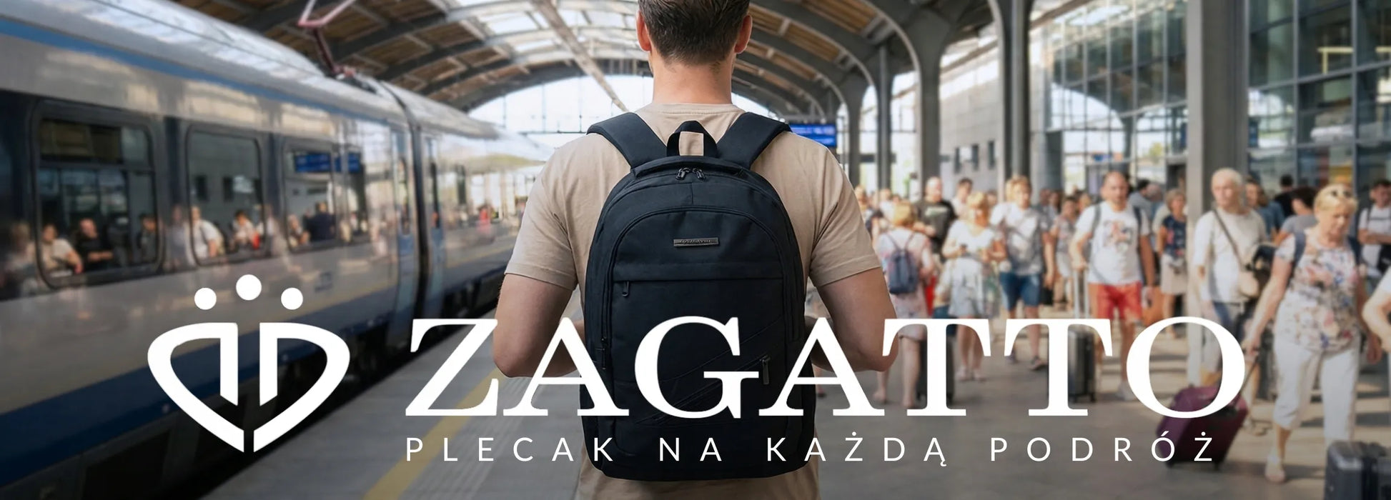 Juodoji Zagatto vyriška kuprinė – miesto, kelionių, mokyklos ir darbo stilius
