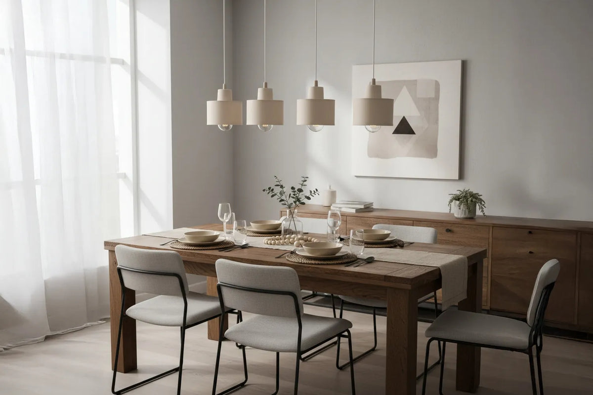 KABAMAS LUBINIS ŠVIESTUVAS, METALINIS LOFT STILIAUS ŠVIESTUVAS, SMĖLINĖ JUOSTA VIRTUVEI, 4×E27
