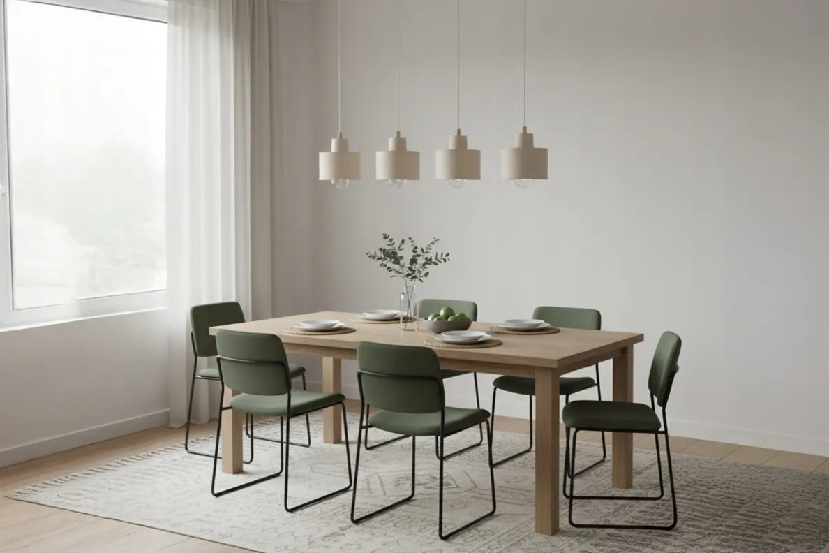 KABAMAS LUBINIS ŠVIESTUVAS, METALINIS LOFT STILIAUS ŠVIESTUVAS, SMĖLINĖ JUOSTA VIRTUVEI, 4×E27