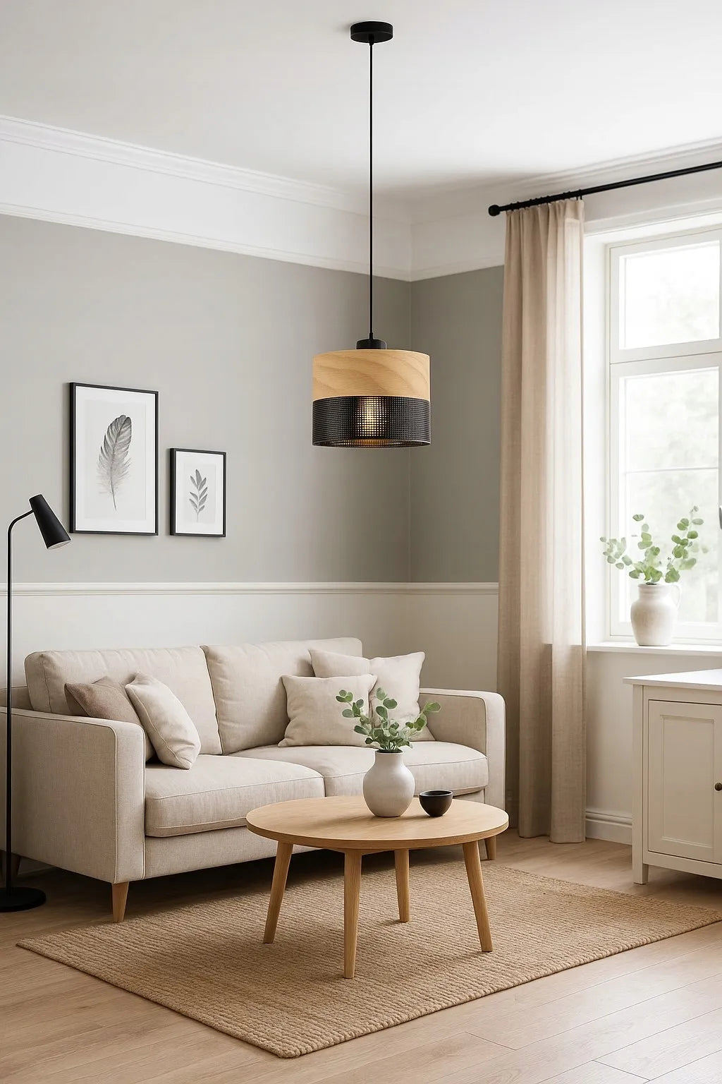 Kabantis loft stiliaus šviestuvas, juodas, E27, virš stalo, svetainei ir virtuvei