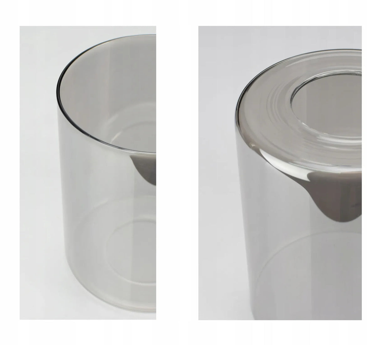 Kabantis lubinis šviestuvas „Glass Tube“ 535-BZ2, juodas, stiklinis, LED E27