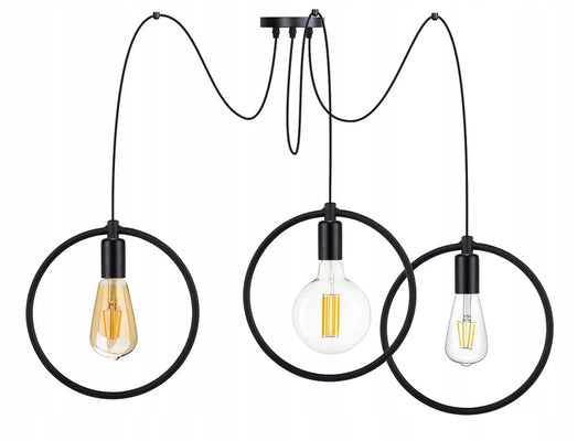 Kabantis lubinis šviestuvas ZWIS Edison Loft E27 PAJĄK