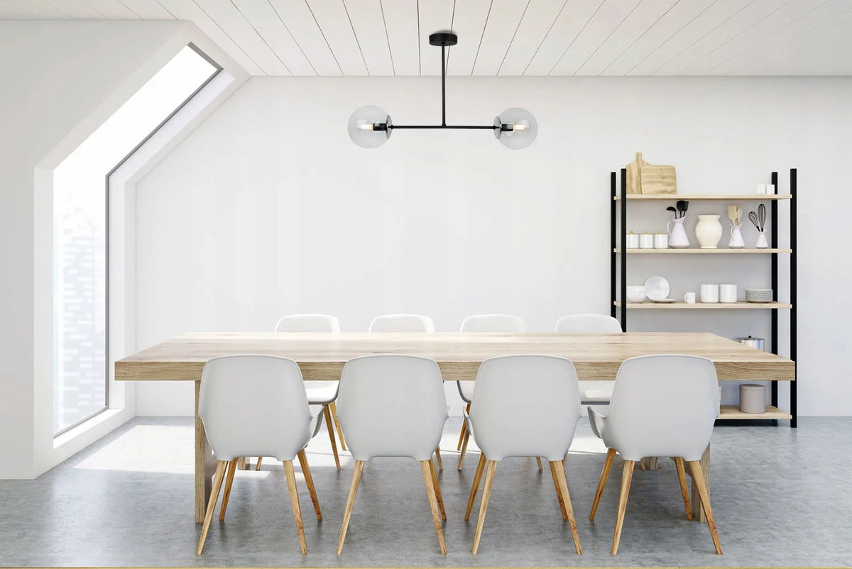 Kabantys lubų šviestuvas, elegantiškas auksinis sietynas su skaidraus stiklo rutuliais, LOFT