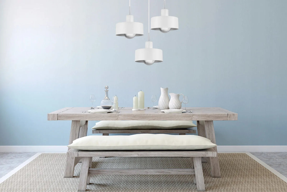 Kabantysis lubinis šviestuvas LIGHT HOME BARCELONA 2295/3/OW/C, juodos ir baltos spalvos, trigubas, GLAMOUR stiliaus